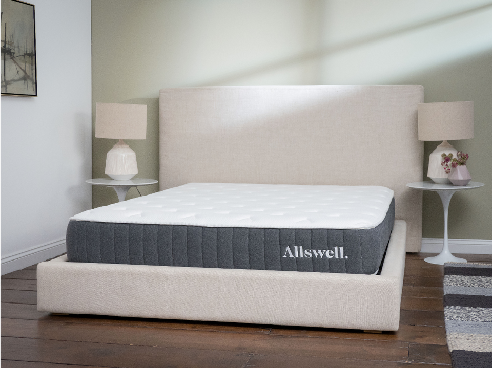 The allswell 10 inch bed in deals a box hybrid mattress stores