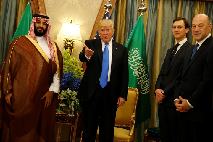 Trump made Saudi Arabia his first foreign visit as president. He and his son-in-law Jared Kushner met with Crown Prince Mohammed bin Salman.