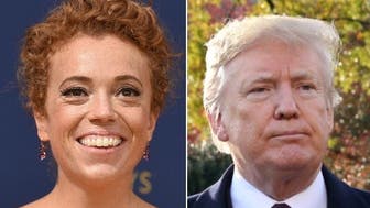 Michelle Wolf and Donald Trump