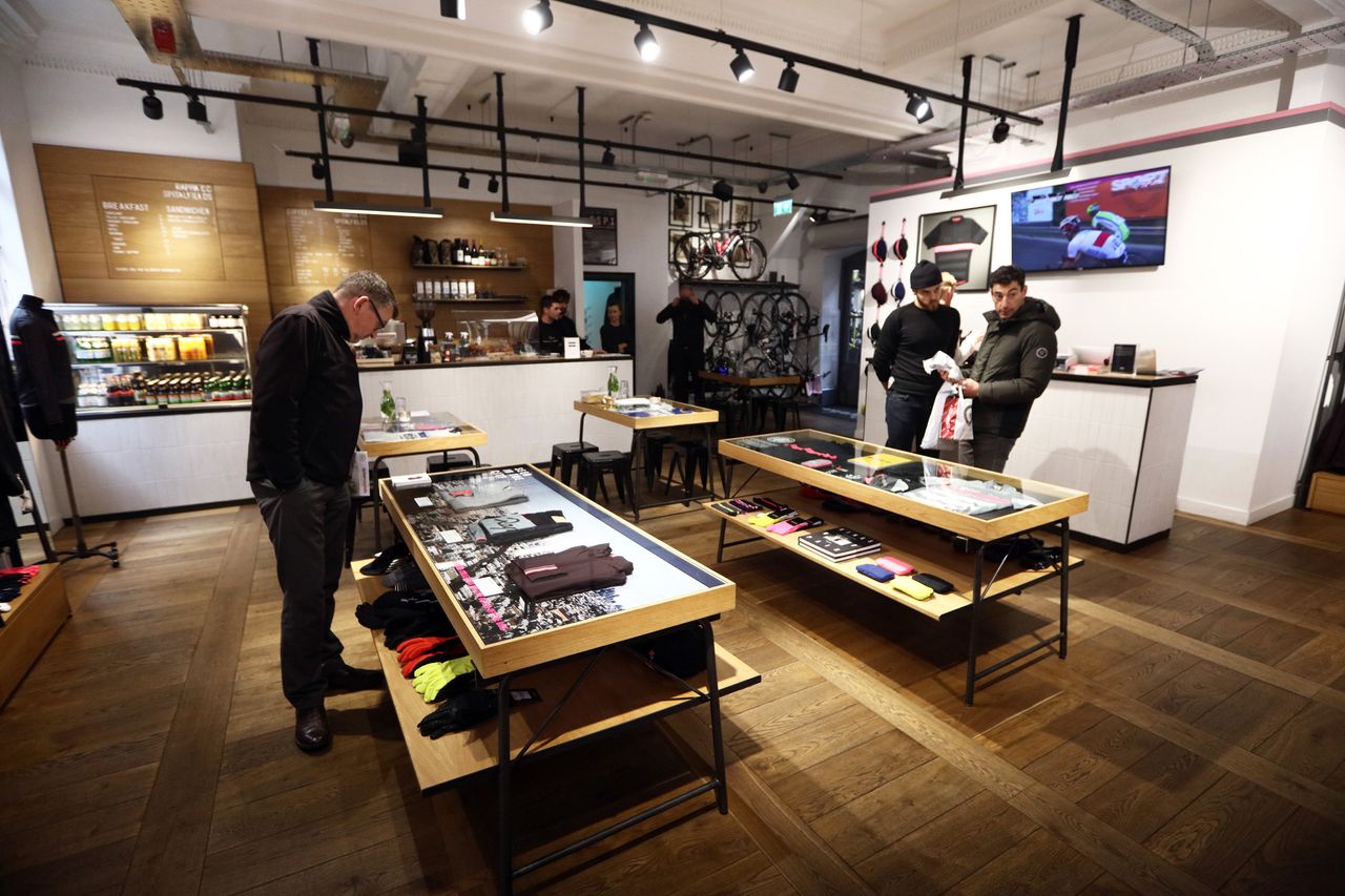 The bicycle brand Rapha added coffee, events and a monthly membership to attract high-end customers.