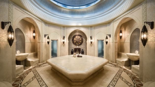 The Emirates Palace Hotel spa. 