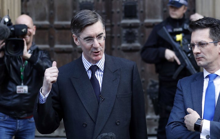 Jacob Rees-Mogg and Steve Baker