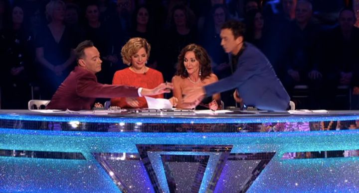The 'Strictly' judges attempt to help Shirley