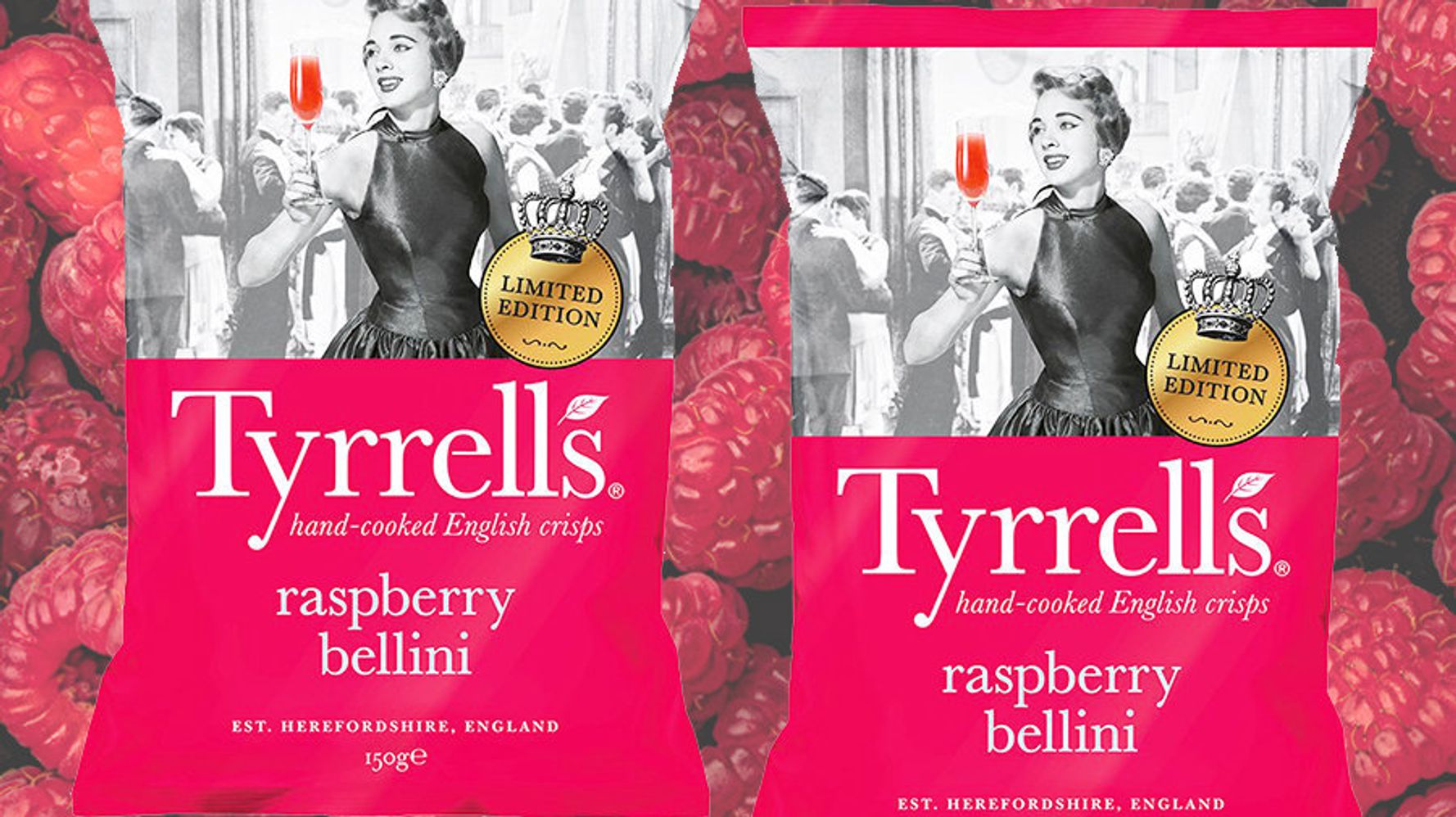 Tyrrell s Raspberry Bellini Crisps Are Not Going Down Well