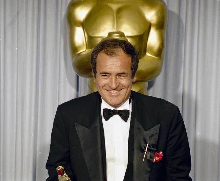 April 29, 1988 file photo of Italian film director Bernardo Bertolucci after he won the Best Director award for his movie "The Last Emperor," at the Academy Awards, at the Shrine Civic Auditorium in Los Angeles.