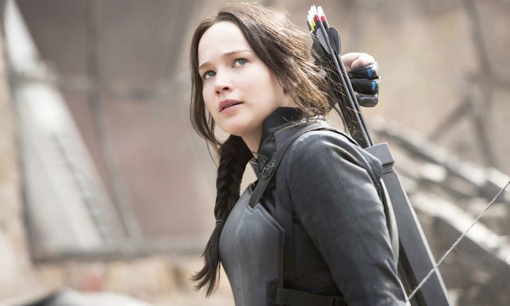 Jennifer Lawrence, aka Katniss. 