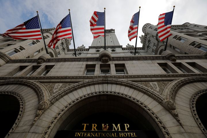 Trump International Hotel in Washington was accused of unfair competition against neighboring businesses.