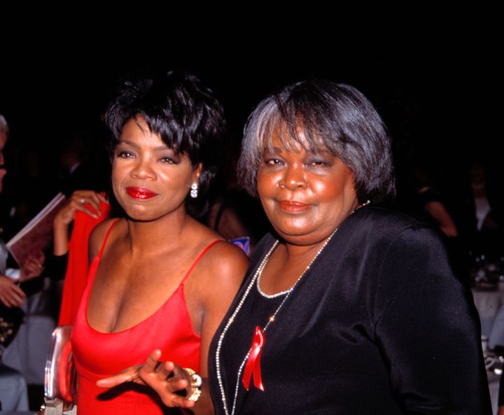 Oprah Winfrey and her mother Vernita Lee pictured in 1994