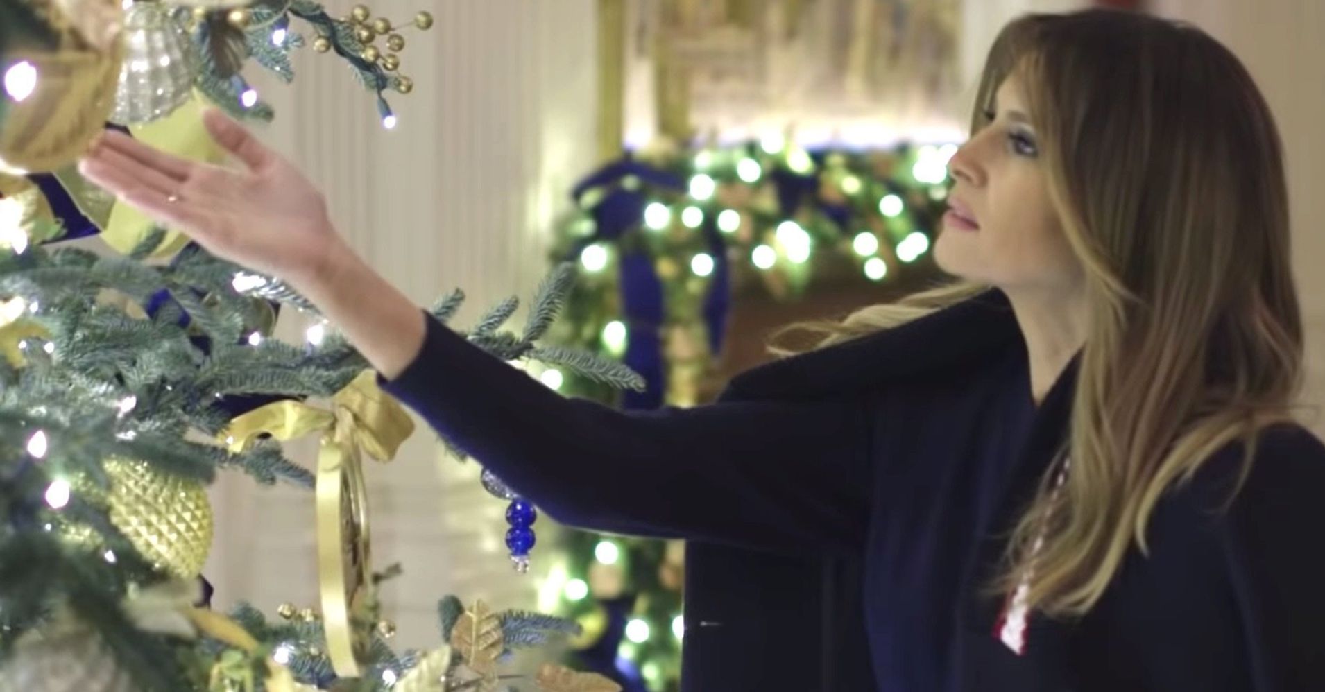 Melania Trump's 'Be Best' White House Ornaments Lead To Christmas Jeer ...