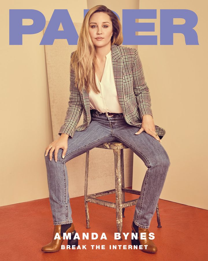 Amanda Bynes on the cover of Paper magazine