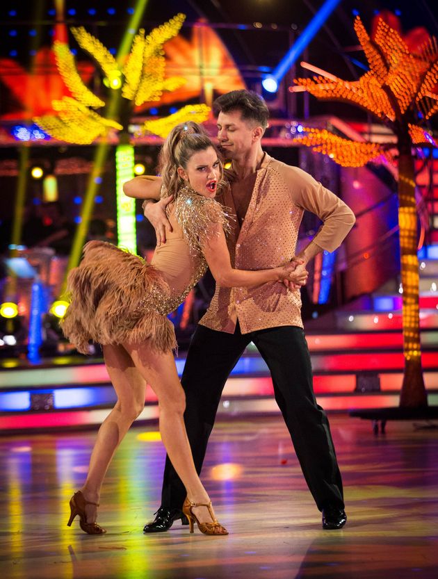 Ashley Roberts and her dance partner Pasha Kovalev.