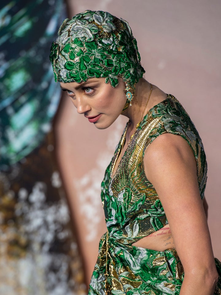 A close-up of the Valentino cap.