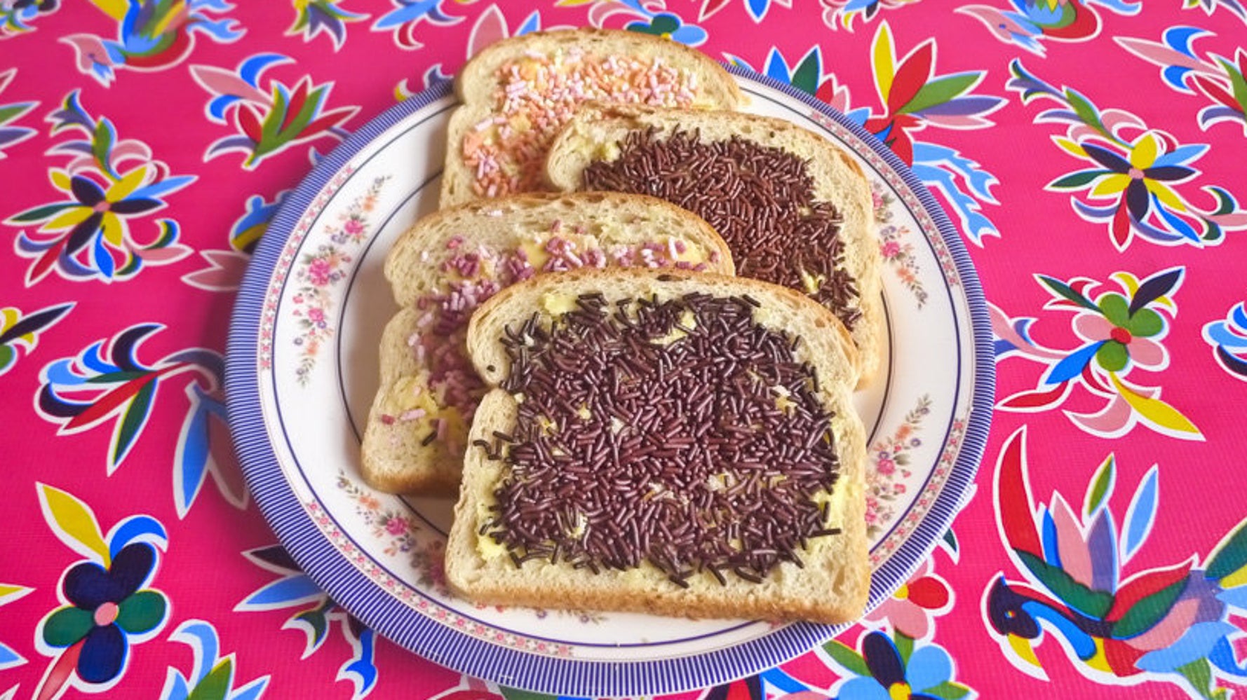 Dutch Toasts How To Make Hagelslag, The Dutch Breakfast Of Sprinkles On Toast ...