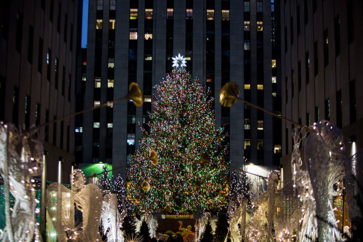 The Rockefeller Center Christmas tree in 2017.