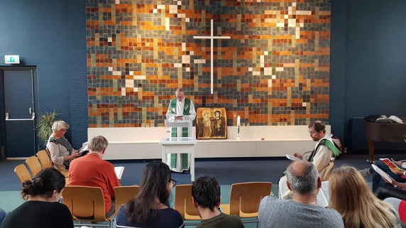 Worship services at Bethel, a church and community center in the Netherlands, have been going on nonstop since Oct. 26.