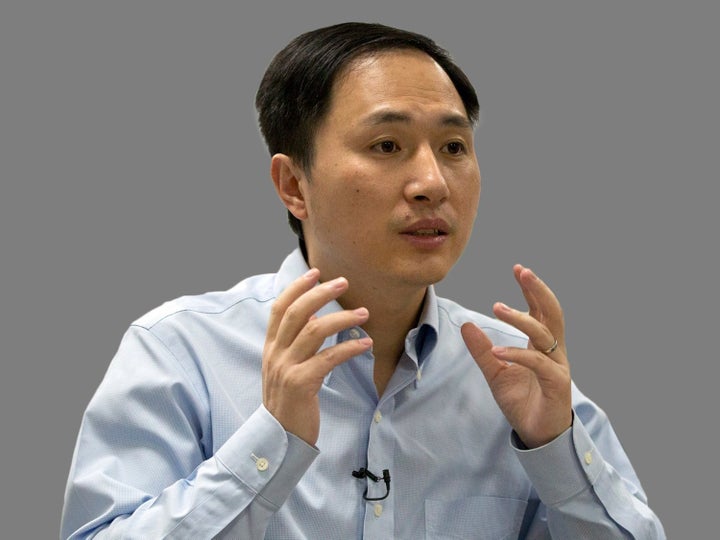 He Jiankui, the scientist who claims he altered the genes of two embryos to make them more resistant to HIV before transferring them into a woman. 