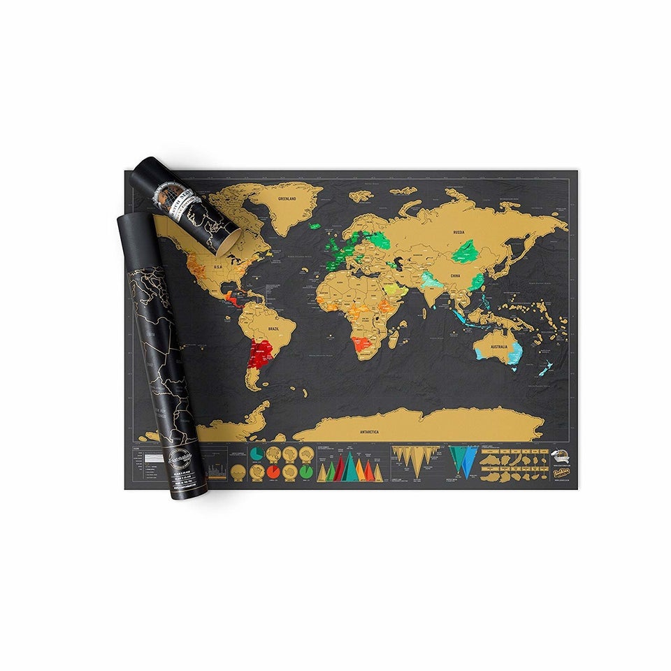 Map Passport Handwriting Gift Secret Note Travel Leather 