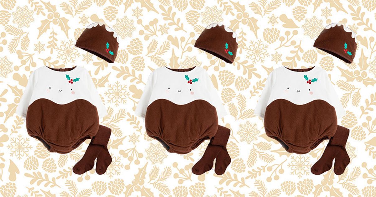 Baby christmas clearance pudding outfit