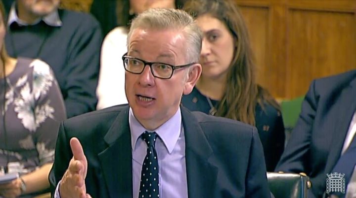 Michael Gove was also questioned about the UK's access to clean water in the case of a no-deal Brexit 