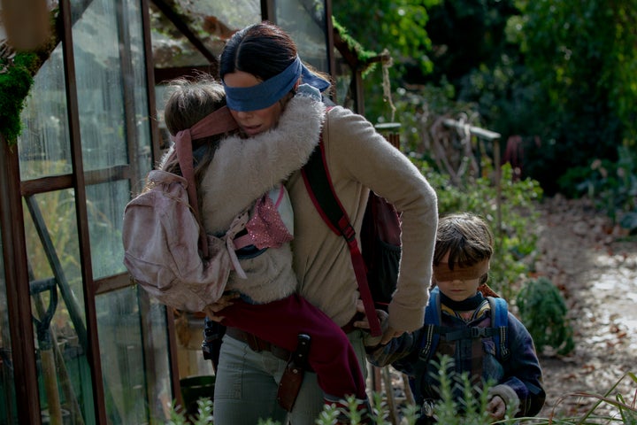 "Bird Box" on Netflix.