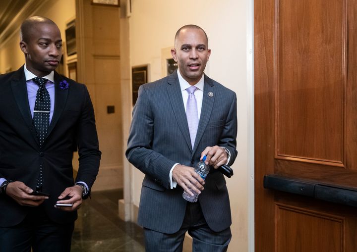 Rep. Hakeem Jeffries (above) beat out fellow Congressional Black Caucus member Barbara Lee to take the Democratic Caucus chairman position.