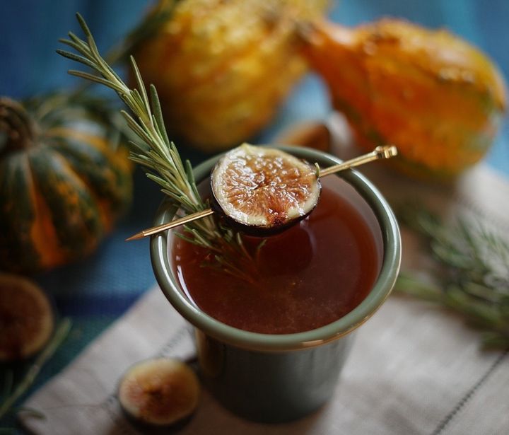 The Fall Fig features a rosemary fig syrup that's sure to impress your guests this year.