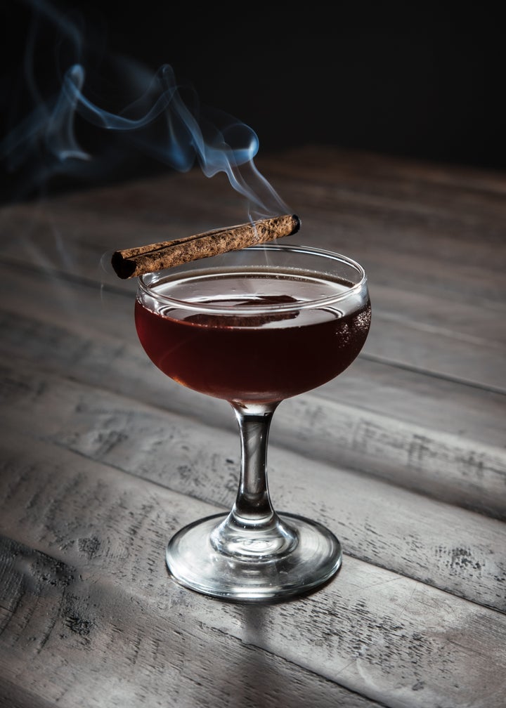 The Timberbeast cocktail uses DIY pecan-infused bourbon — a delicious addition.