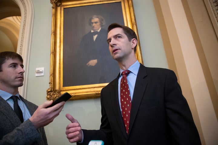 Sen. Cotton is doing everything he can to sour Republicans on the legislation.