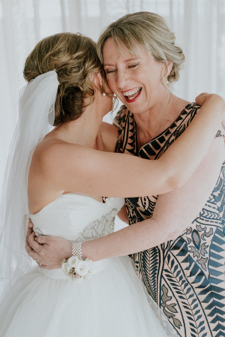 Why this blind bride had her guests wear blindfolds during her