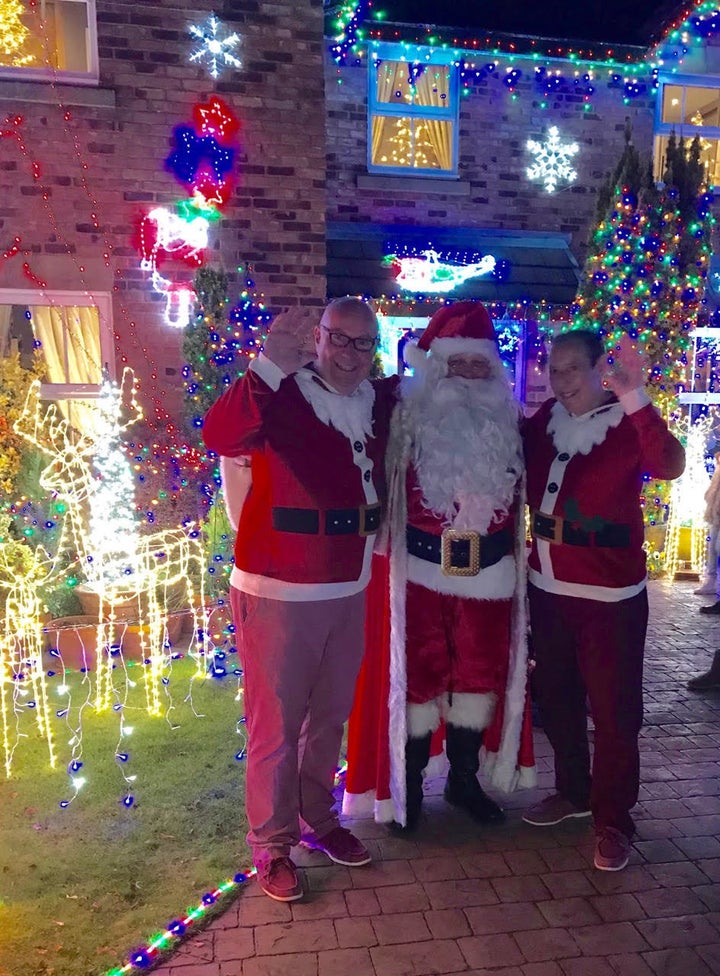Mike, Terry and of course, Santa.