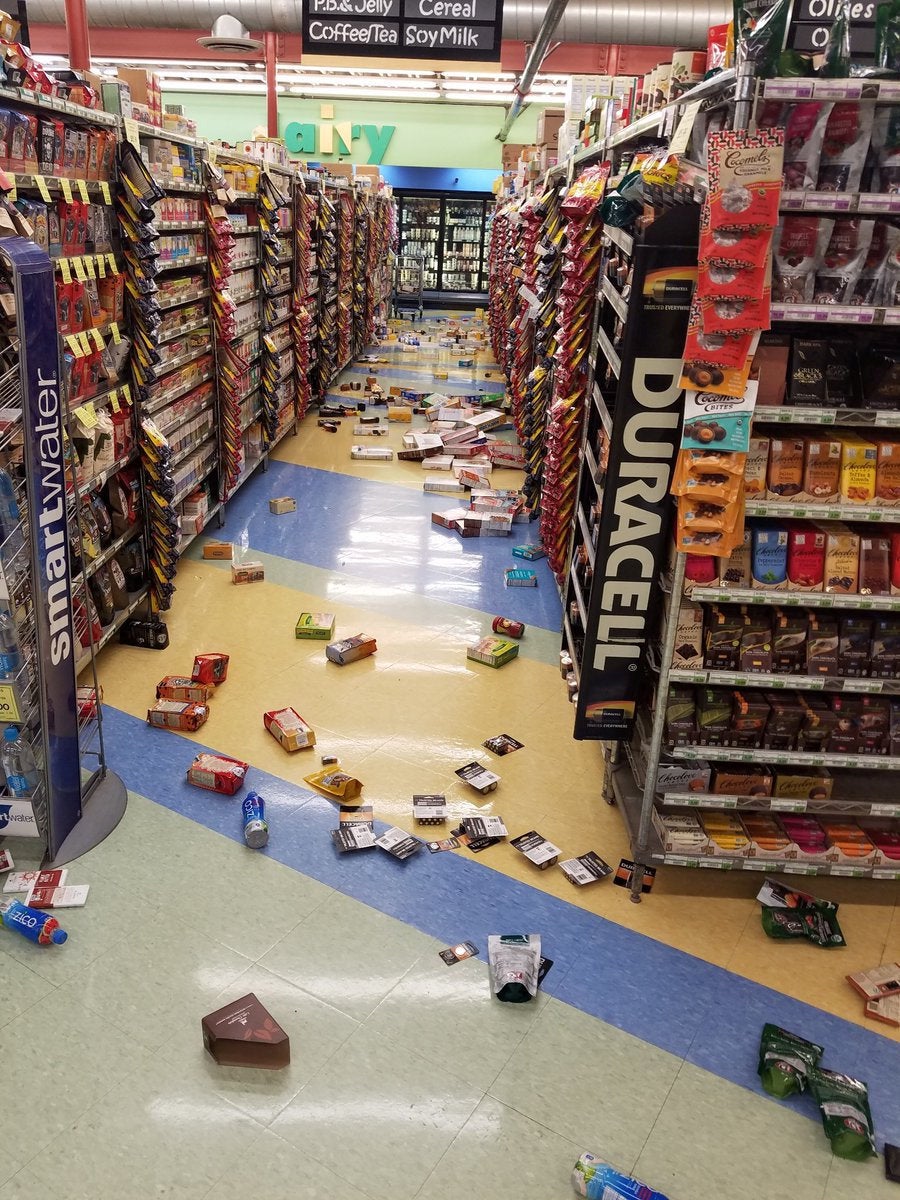Photos Show Anchorage, Alaska, After BackToBack Earthquakes HuffPost