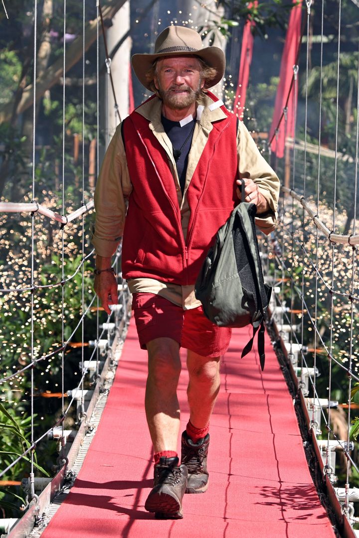 Noel Edmonds was the first to leave 'I'm A Celebrity'