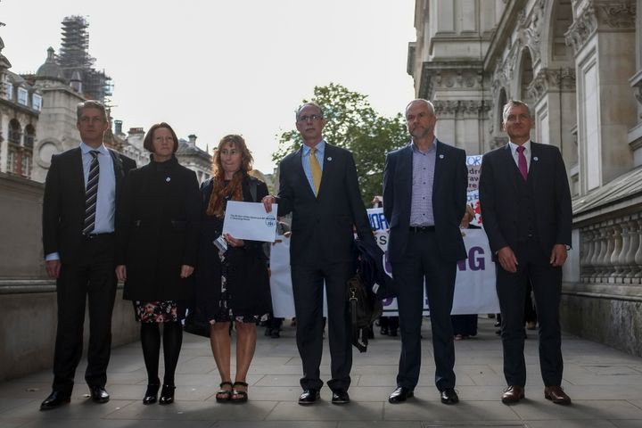 Head teachers march on Parliament to ask for an end to school cuts 