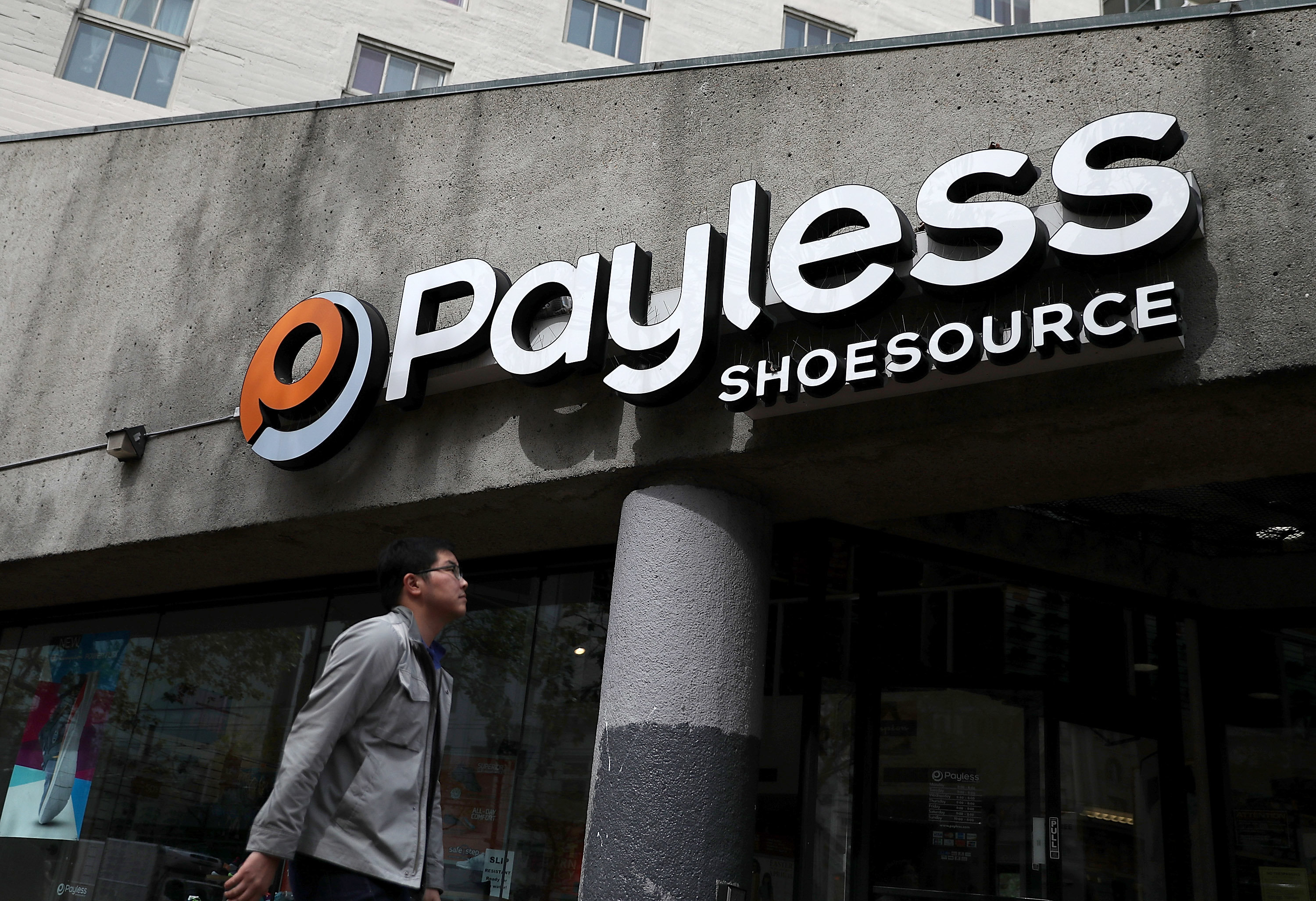 payless shoes pop up store