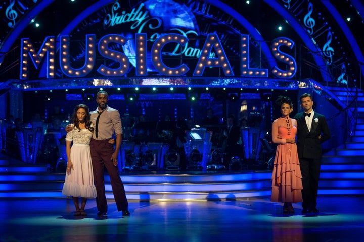 Charles faced Ashley Roberts in the dance-off