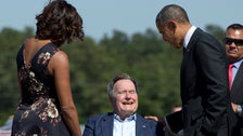 Michelle Obama Cancels Two Book Tour Events To Attend George H.W. Bush's Funeral