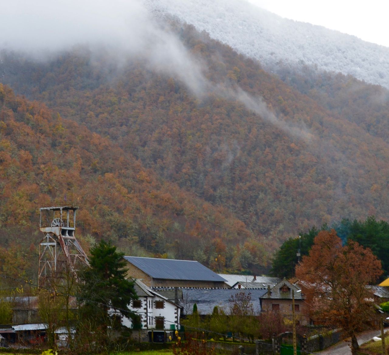 Pozo Maria, a pit near Villablino in the Laciana Valley, Spain, that was recently closed. 