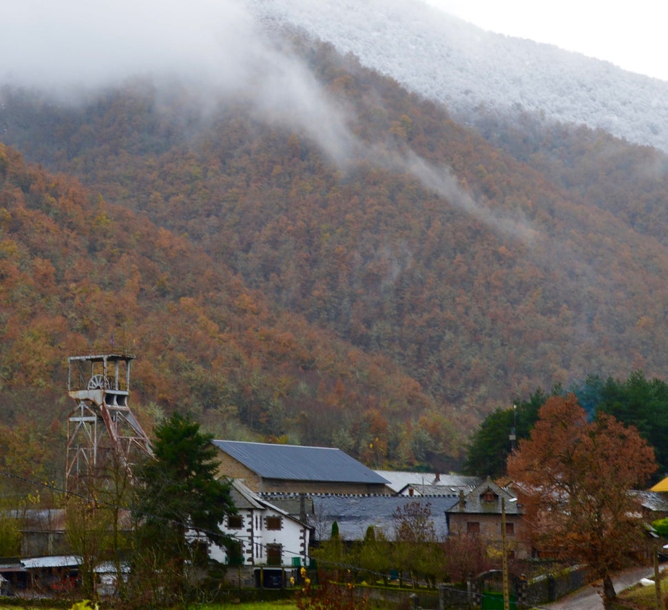 Pozo Maria, a pit near Villablino in the Laciana Valley, Spain, that was recently closed. 