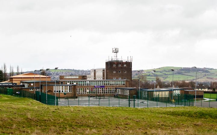 Almondbury Community School, in Huddersfield, where the Syrian refugee boy was attacked 