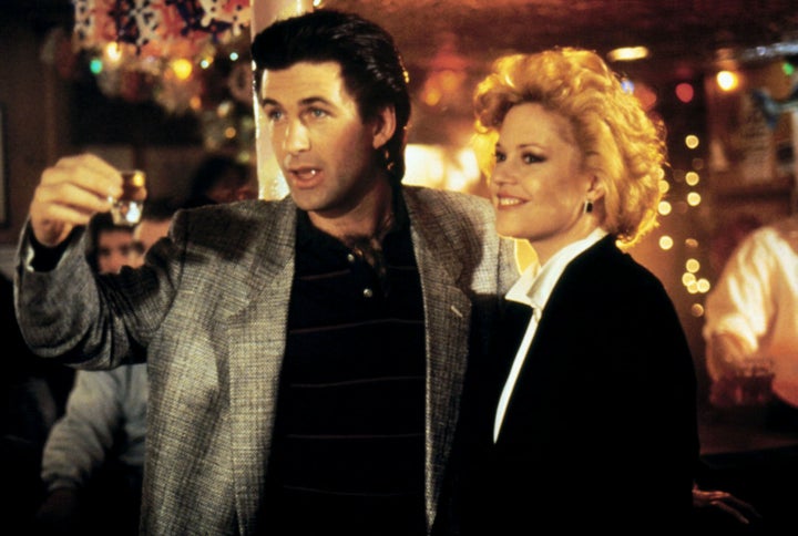 Alec Baldwin (Mick) and Melanie Griffith (Tess) didn't hook up on the set of