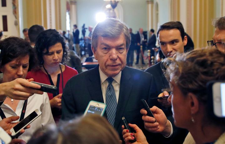 Sen. Roy Blunt (R-Mo.), the author of the Senate's sexual harassment bill, has held firm on keeping a provision in his bill t