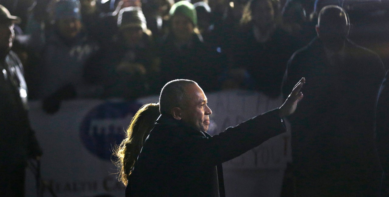 Now-former Massachusetts Gov. Deval Patrick departing the statehouse in Boston at the end of his last term, Jan. 7, 2015. His tenure at a subprime mortgage lender raises serious questions about his role at other scandal-plagued corporations.