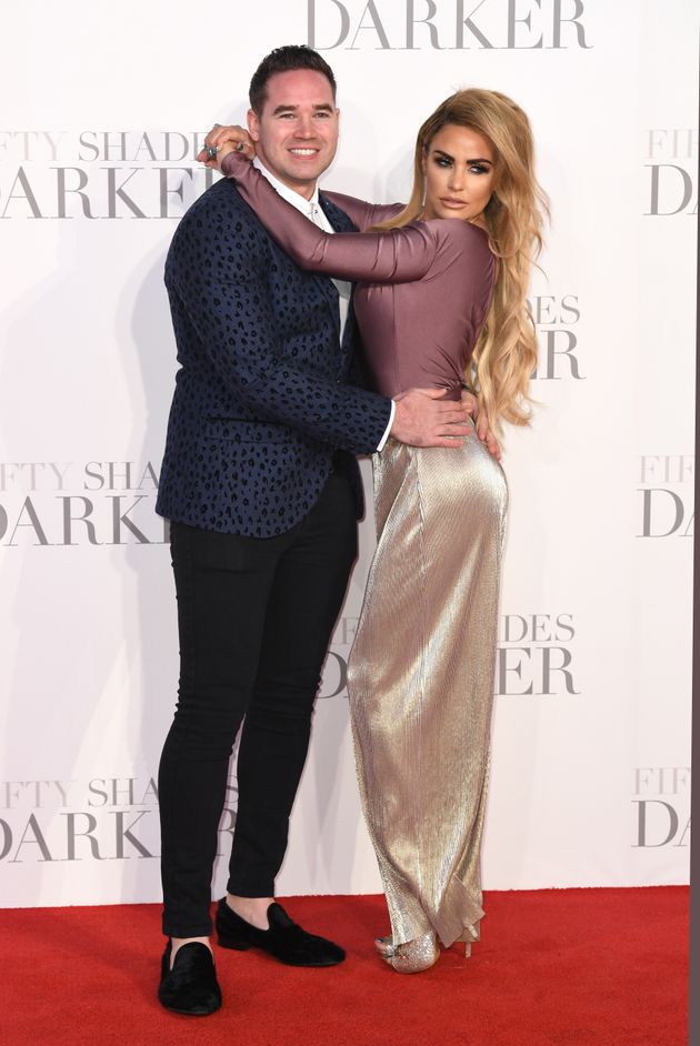 Katie Price with her estranged husband Kieran Hayler