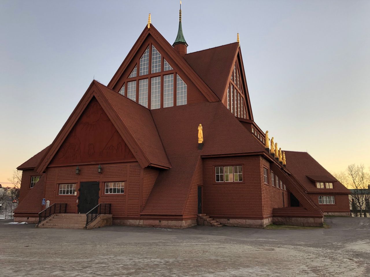 Kiruna Church, completed in 1912, will be moved to the new city center.