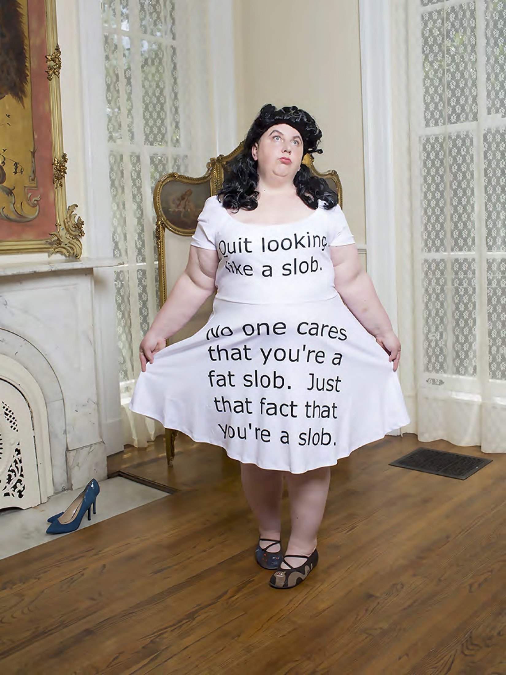 Photographer Mocks Fat-Shaming Trolls And Turns Their Comments Into Art ...