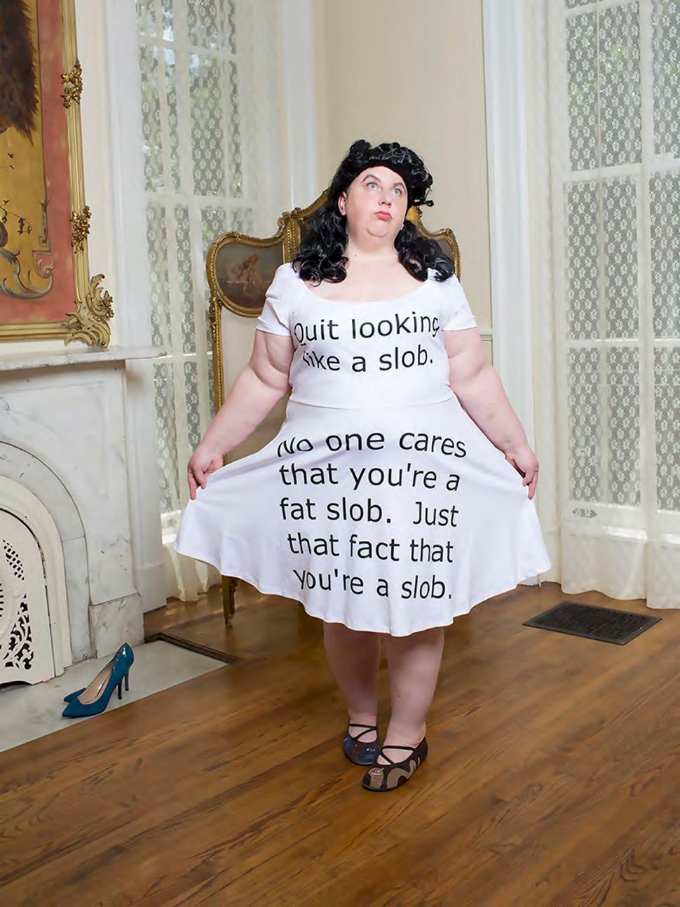 Photographer Mocks Fat Shaming Trolls And Turns Their Comments Into Art