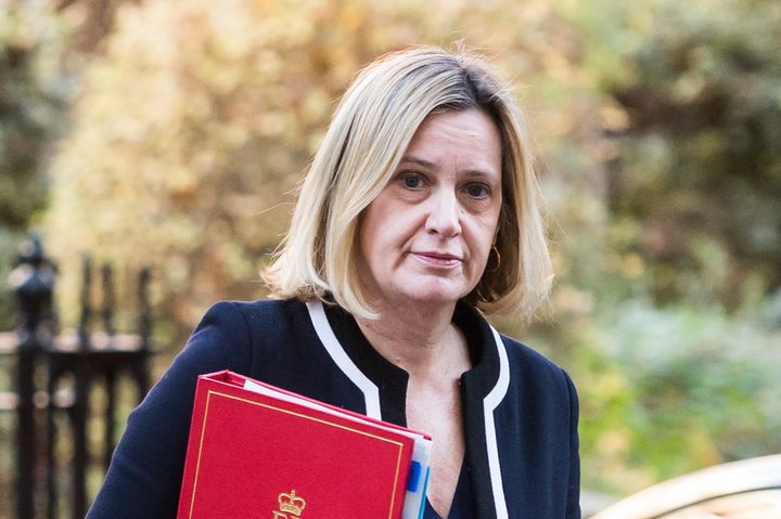 Amber Rudd was home secretary when the Windrush scandal first began hitting headlines 