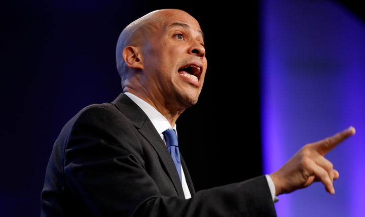 Sen. Cory Booker (D-N.J.) said at the Bend Toward Justice event Tuesday: “I’m the only U.S. senator that liv
