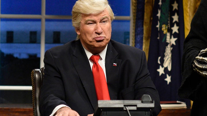 "Saturday Night Live," in which actor Alec Baldwin stars as President Donald Trump, was the most tweeted about TV show.