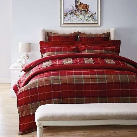 dunelm tartan bedding